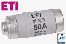 Предохранитель D02 gG/gL 400v 20-63A 36x16 mm. Держатель E18.