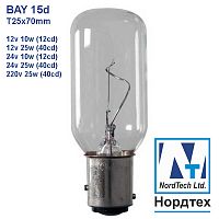 Лампа навигационная BAY15d T25x70mm