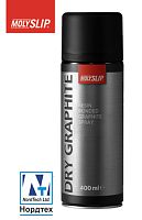 Molyslip Dry Graphite Spray, спрей 400 мл. Сухая графитная пленка.